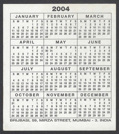 AOP2 India Bollywood 2004 Pocket Calendar KAREENA KAPOOR