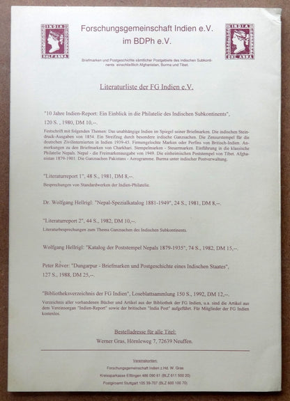 INDIEN REPORT ISC India Study Circle Germany Journal February 1995