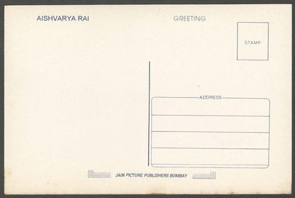AOP India Bollywood vintage postcard AISHWARYA RAI