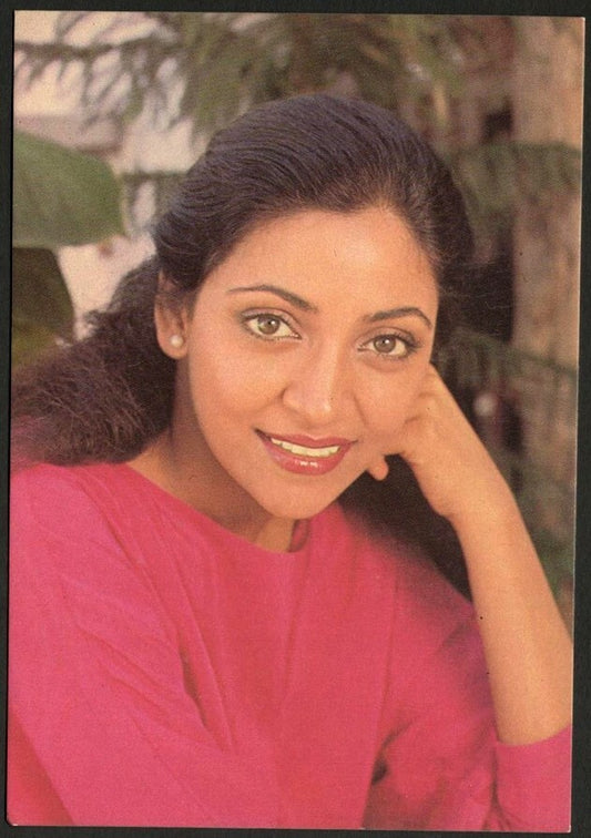 AOP India Bollywood vintage postcard DEEPTI NAVAL