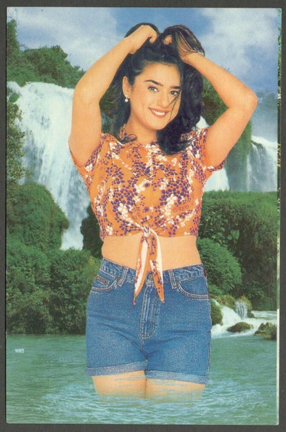 AOP India Bollywood vintage postcard PREITY ZINTA