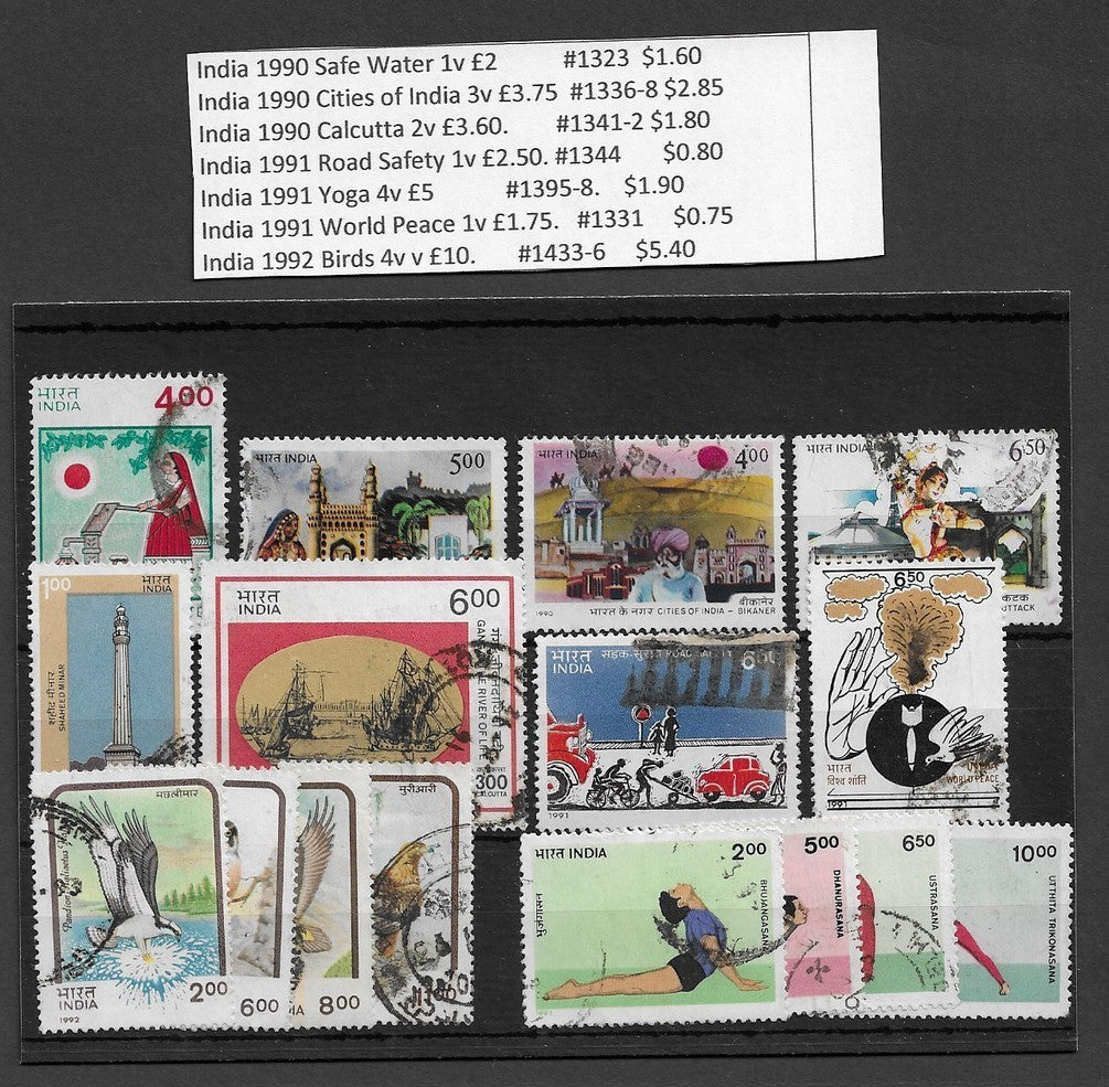India 1951-2008 used Commerative collection SCV $570.75 295 stamps