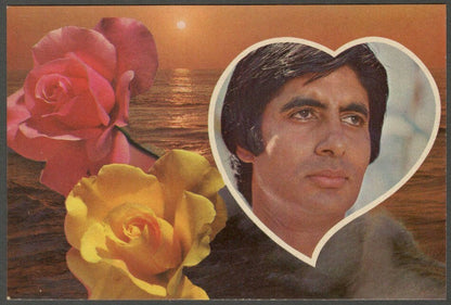 AOP India Bollywood vintage postcard AMITABH BACHCHAN ELAR 383