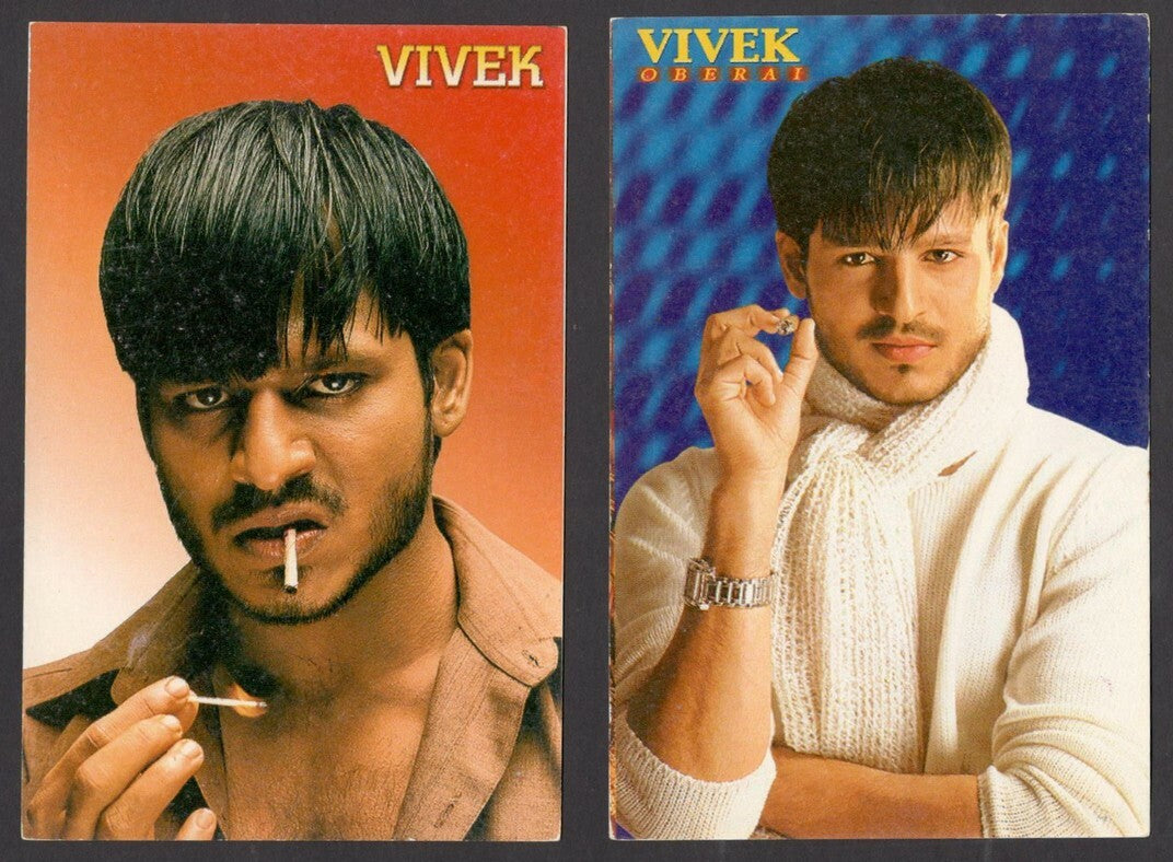 India Bollywood vintage postcards VIVEK OBEROI (12)