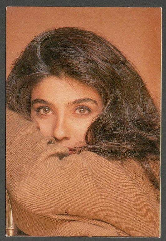 AOP India Bollywood RAVEENA TANDON vintage postcard