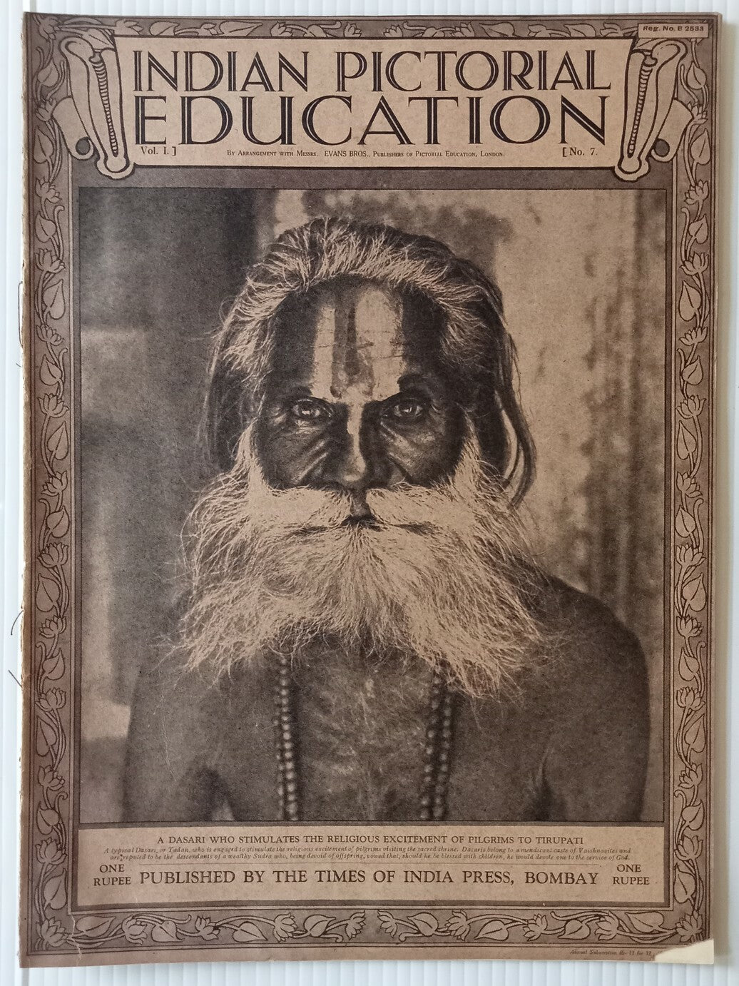INDIAN PICTORAL EDUCATION 1929.30 Vol.1 No.7 Professions, Tribes, Buick