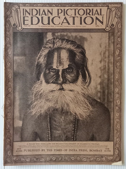 INDIAN PICTORAL EDUCATION 1929.30 Vol.1 No.7 Professions, Tribes, Buick