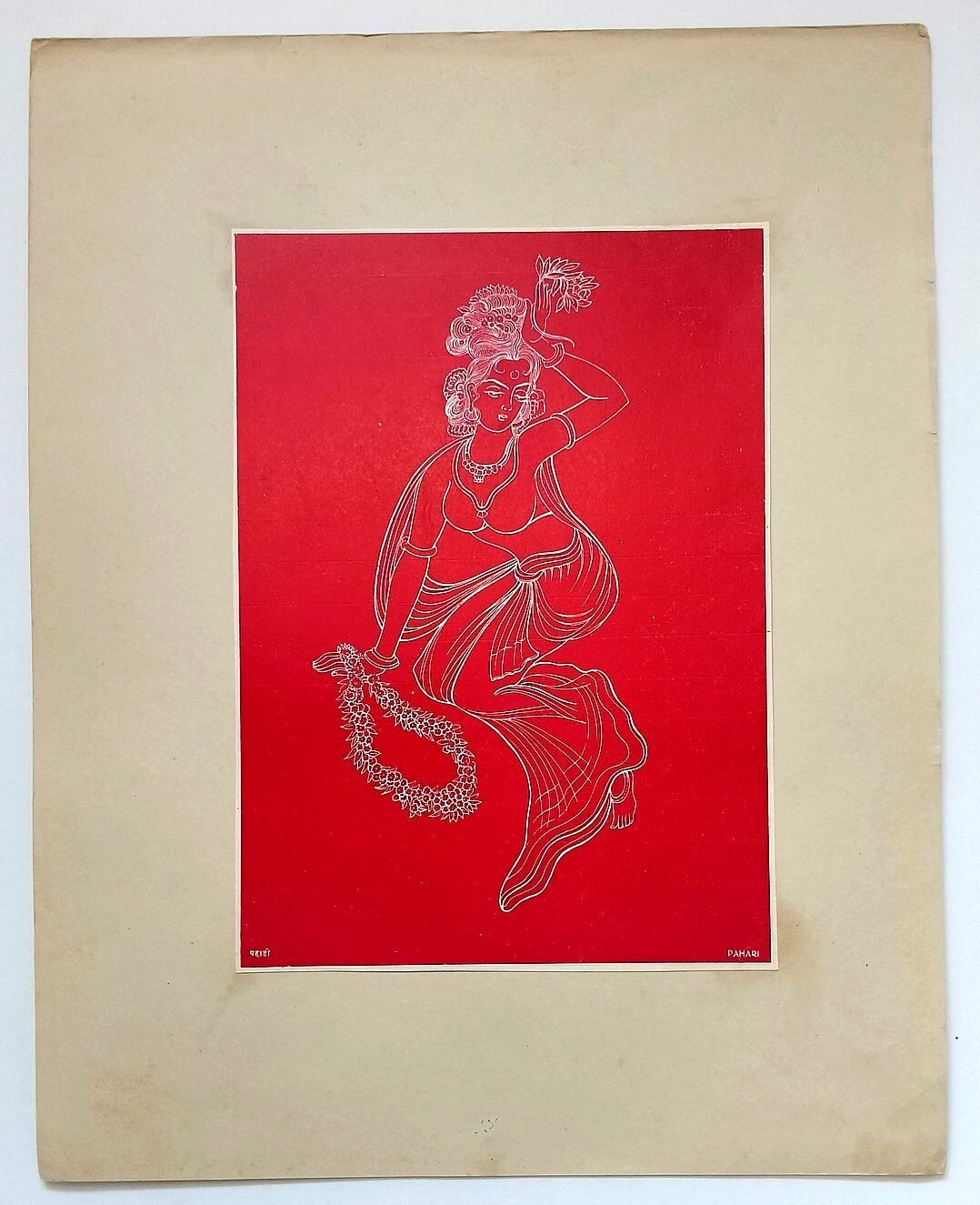 AOP KANU DESAI vintage print India - PAHARI