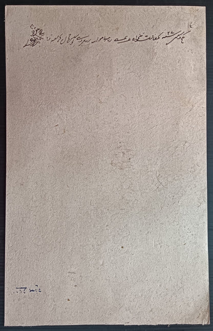 India MALER KOTLA State green stamp paper with CENTER OMITTED unused proof?