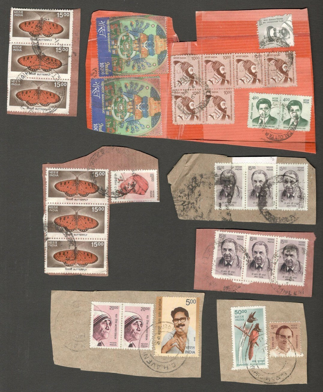 AOP India on paper mix including much high values 350+