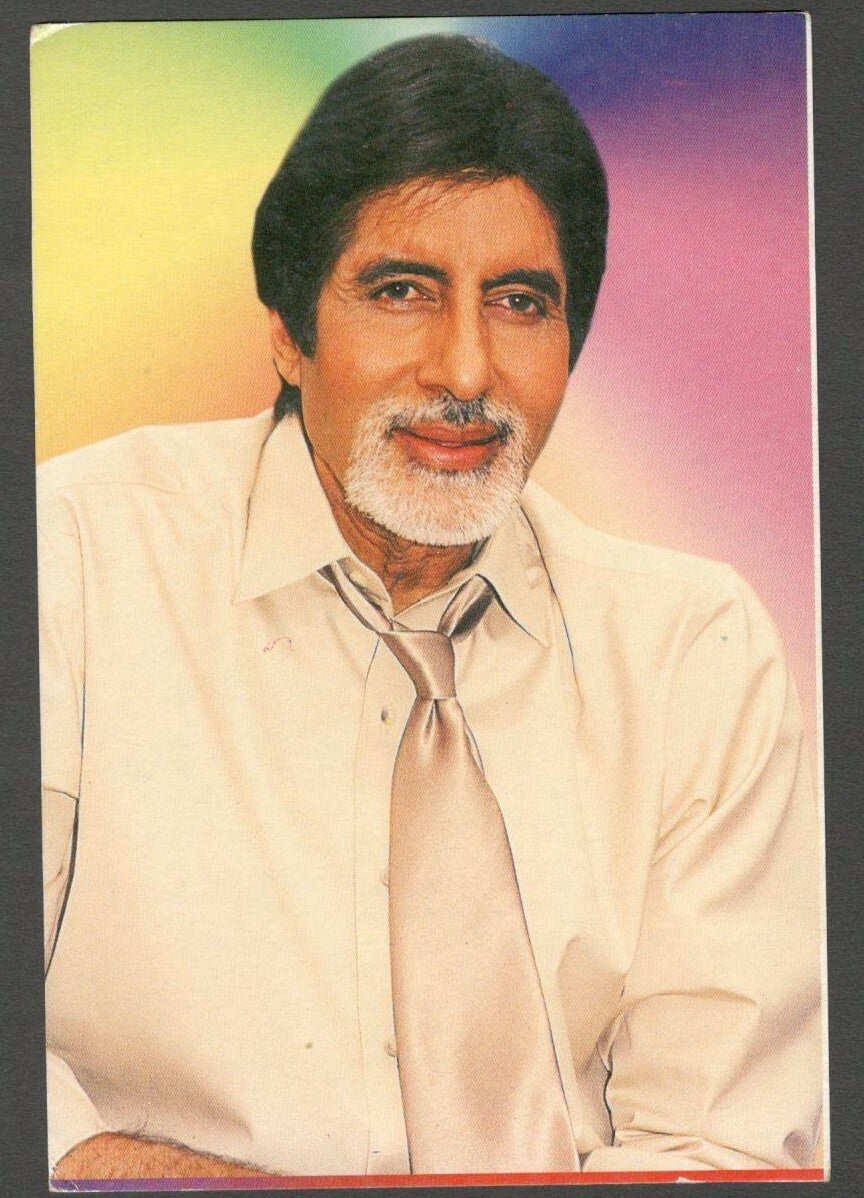 AOP India Bollywood postcard AMITABH BACHCHAN