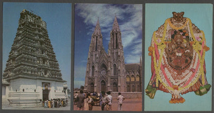 AOP India MYSORE vintage postcards (9)