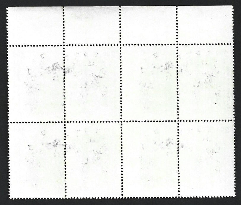 India 1986 Police se-tenant block of 4 pairs MNH