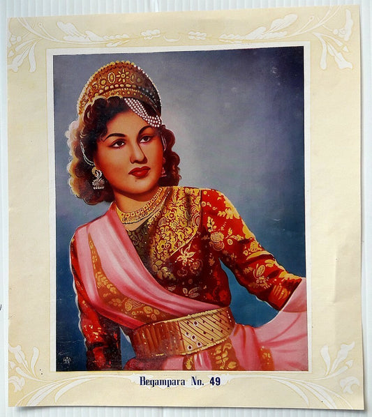 India Bollywood Begum Para vintage poster 10’x12’