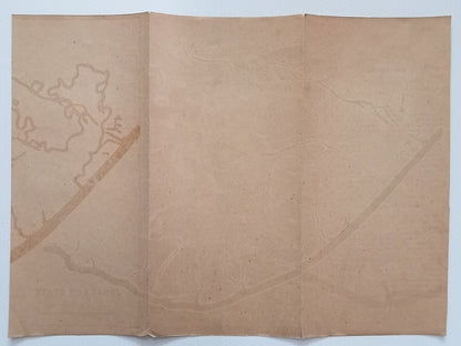 AOP India 1917 MAP of Junagadh State 33x45cm