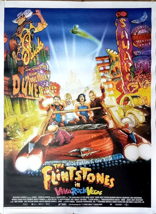 The Flintstones 1994 original India poster 30" x 40"