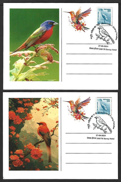 India 2024 BIRDS maximum cards (not first day) (7)
