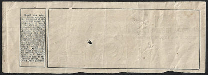 India 1934 pictorial advertisement COUREPORE telegraph receipt