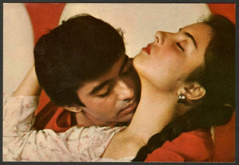 AOP India Bollywood vintage postcard VIJAYTA PANDIT, KUMAR GAURAV 
