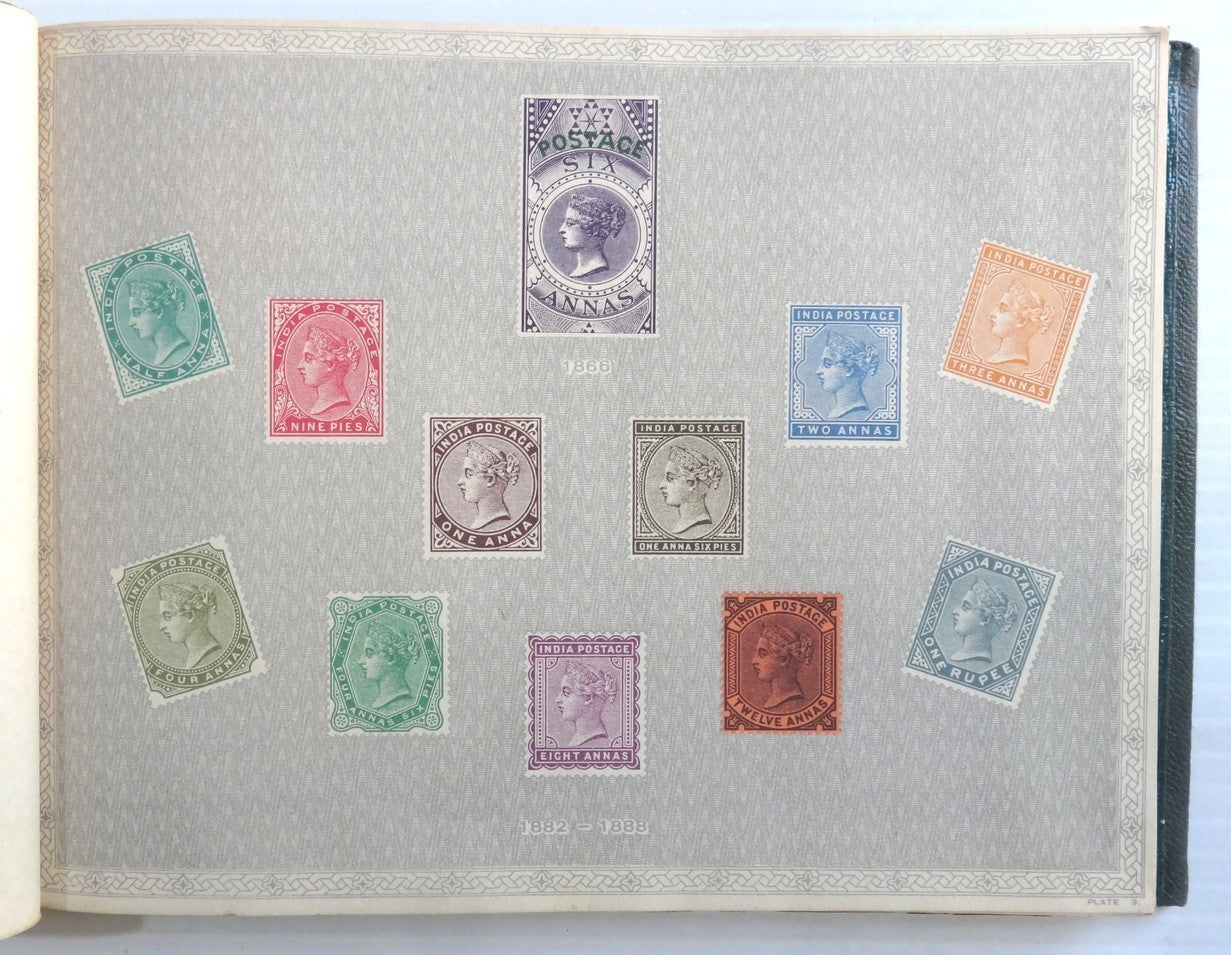 India 1954 Stamp Centenary SOUVENIR ALBUM reproducing all stamps of the century