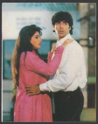 AOP2 India Bollywood 1997 Pocket Calendar - Raveena Tandon & Akshay Kumar
