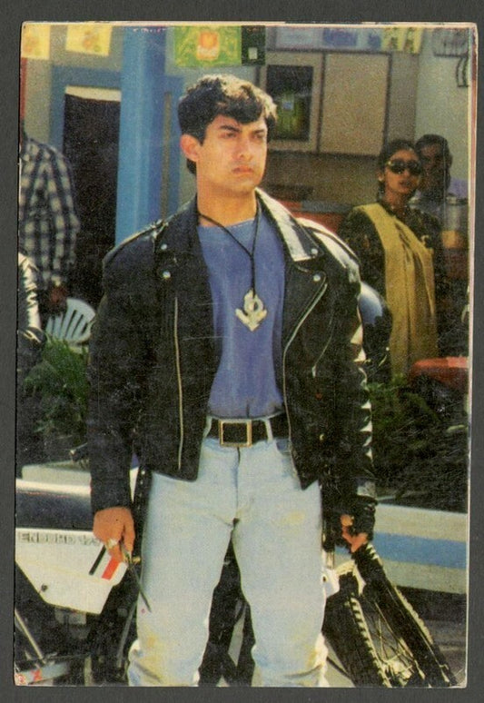 AOP India Bollywood AMIR KHAN vintage postcard 