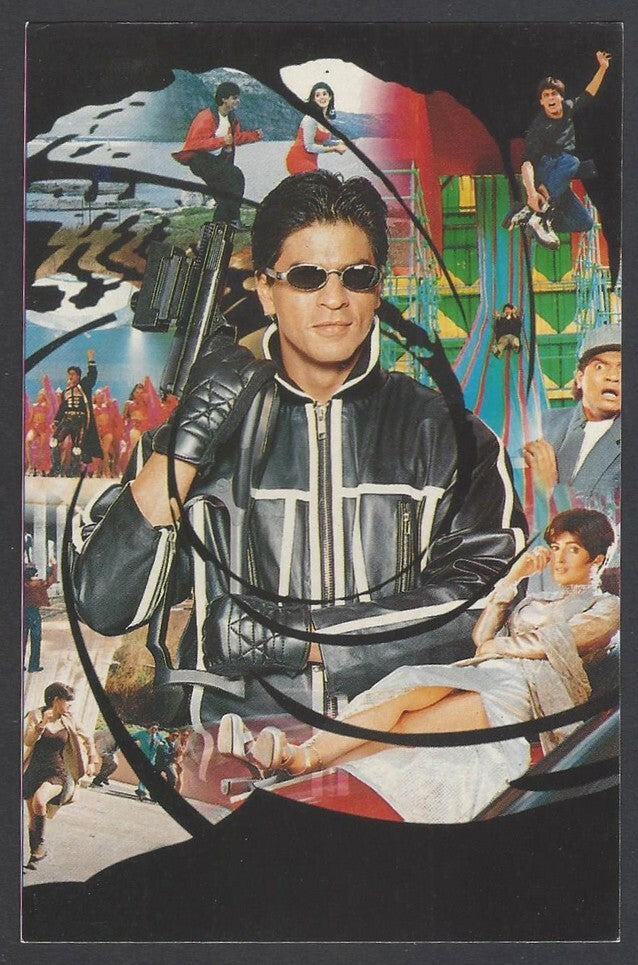 AOP India Bollywood vintage postcard SHAH RUKH KHAN