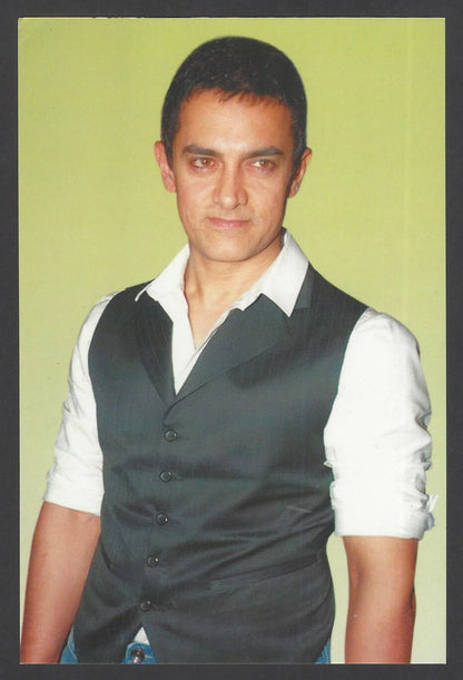 India BOLLYWOOD Aamir Khan postcards x 7