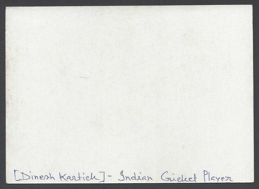 AOP India CRICKET Dinesh Kartick signed autograph card
