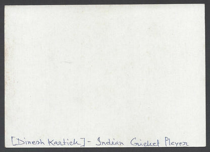 AOP India CRICKET Dinesh Kartick signed autograph card