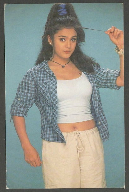AOP India Bollywood vintage postcard PREITY ZINTA