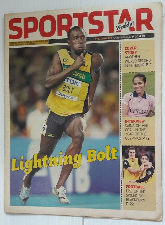 India Sportstar 2008-12 RUNNING cover issues 10” X 13” (4)