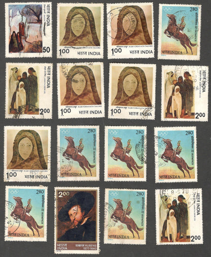 AOP India used commemoratives x 214
