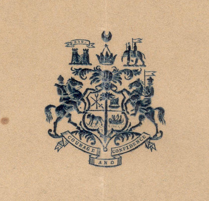 India 1937 crested letter KUTCH STATE