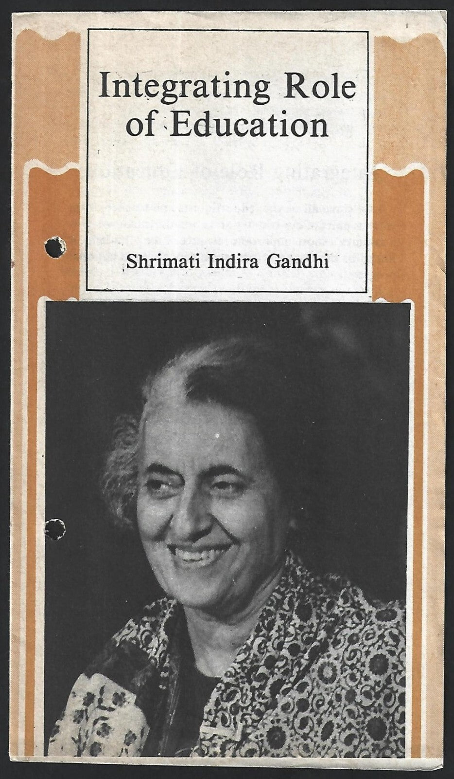 India 1983-84 Propaganda booklets authored by Indira Gandhi