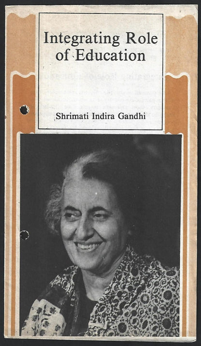 India 1983-84 Propaganda booklets authored by Indira Gandhi