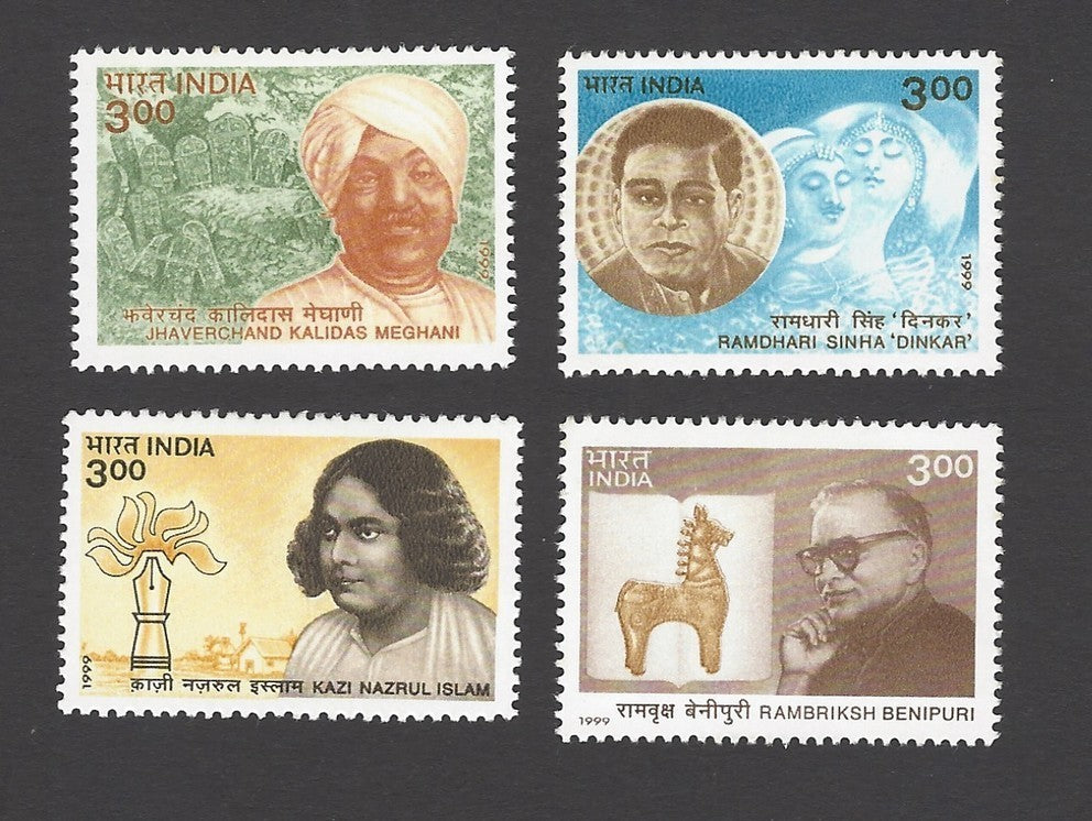 India 1999 Writers 4v Mint