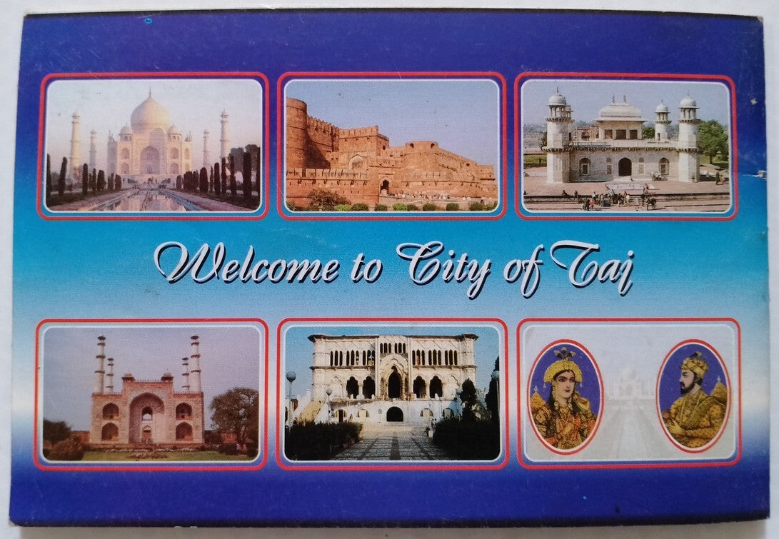 (AOP) India - Beautiful AGRA Monuments booklet of 8 views