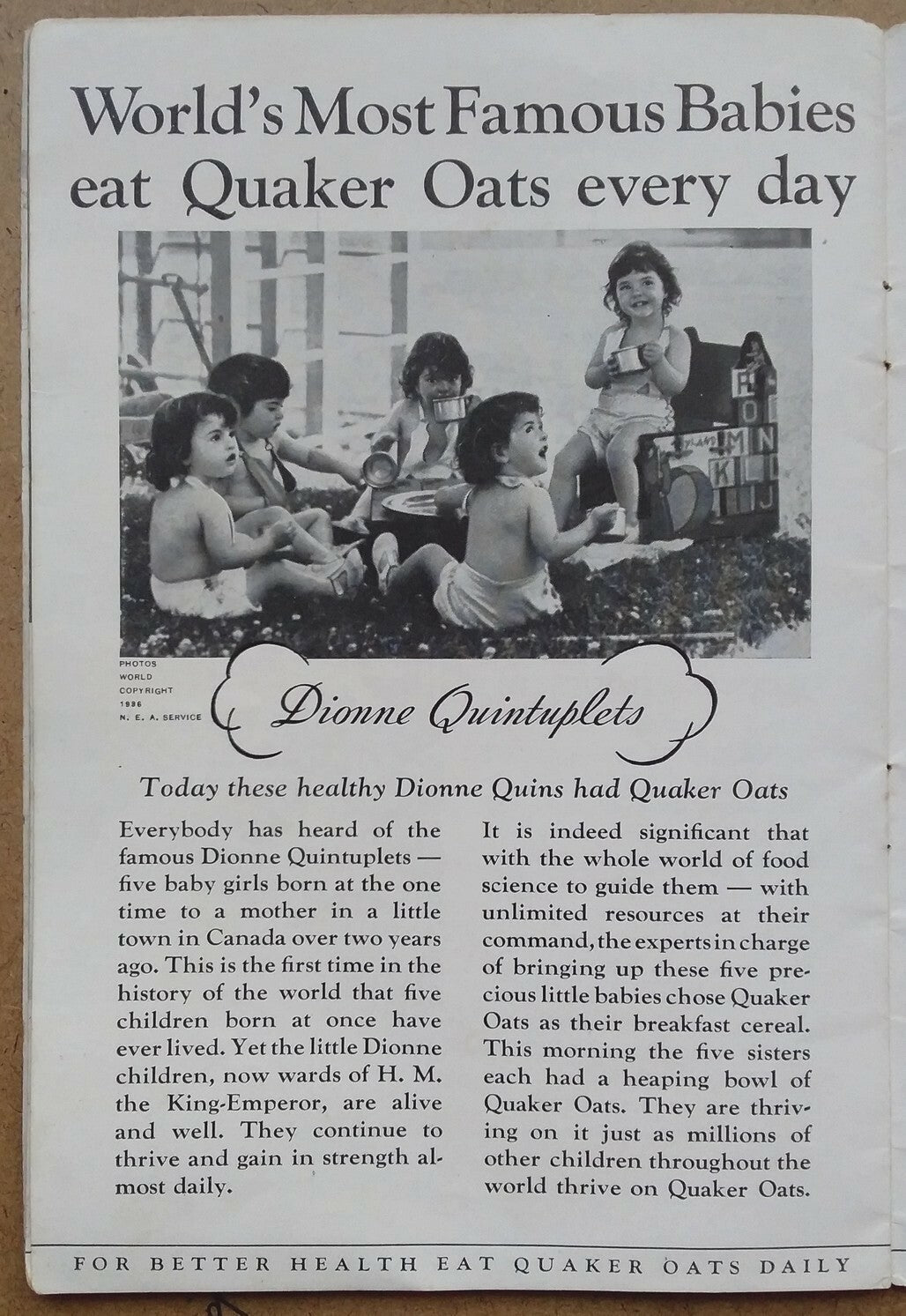 India 1930s Quaker Oats promotional booklet Cricket etc. SPORTS & YOUTH OF INDIA