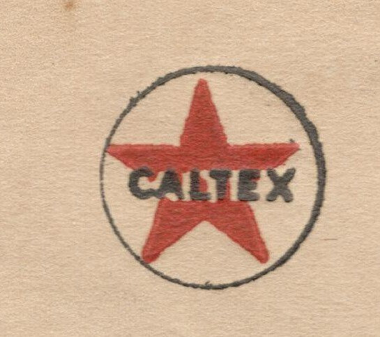 AOP India CALTEX SERVICE STATION (automobile), Bombay 1939 receipt