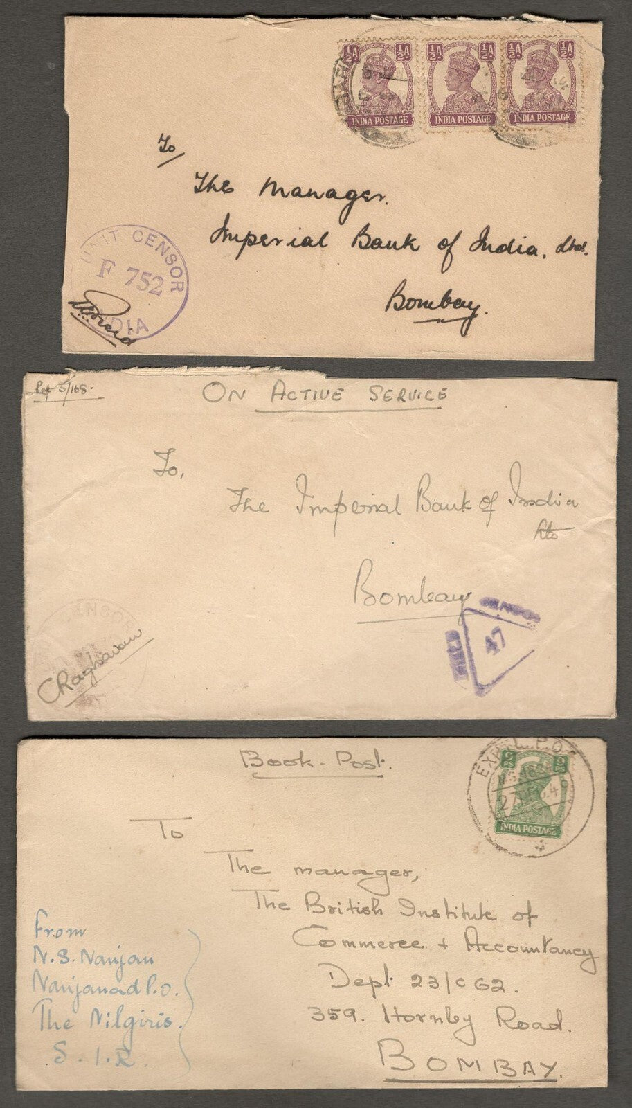 India WW2 military covers (54)