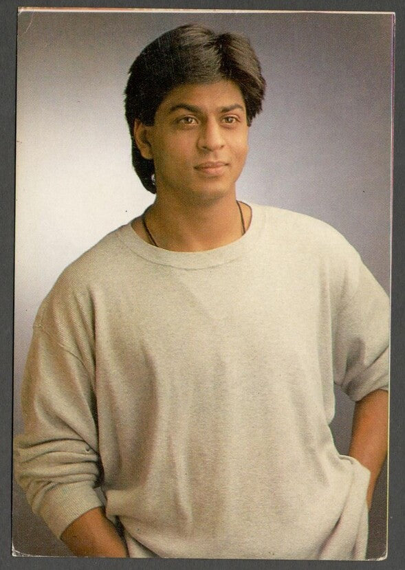 AOP India Bollywood vintage postcard SHAH RUKH KHAN	