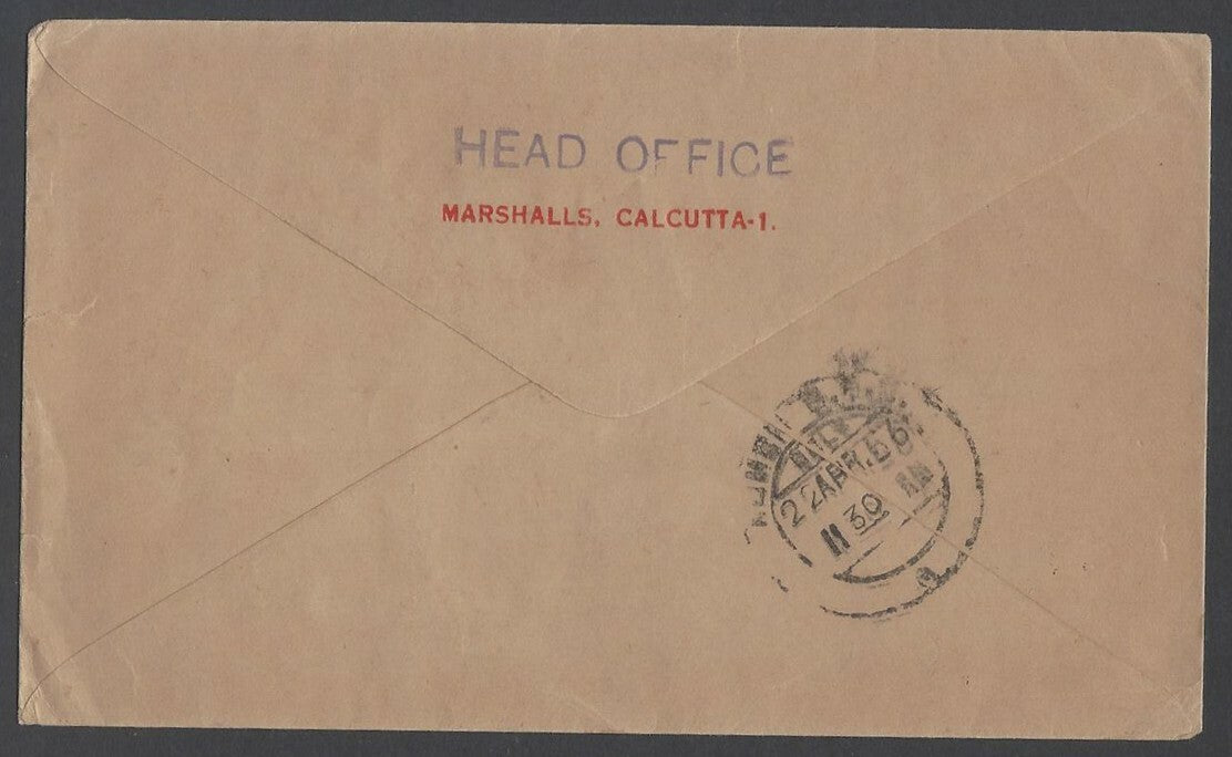 AOPIMT India 1956 advertisement METER cover MARSHALLS FOR MACHINERY