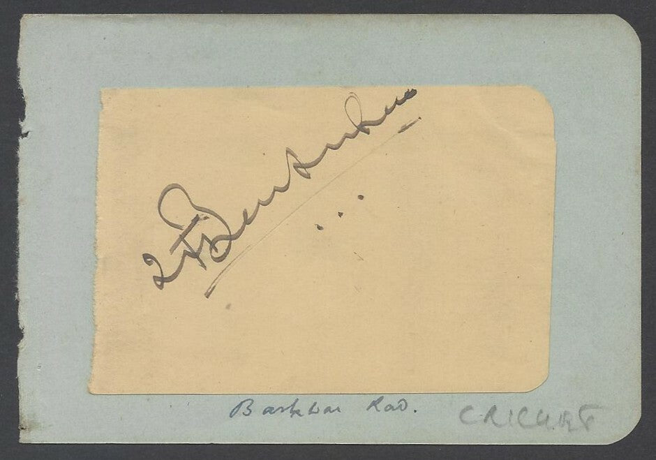 AOP India CRICKET Hejmadi Tatti Bhaskar Rao autograph