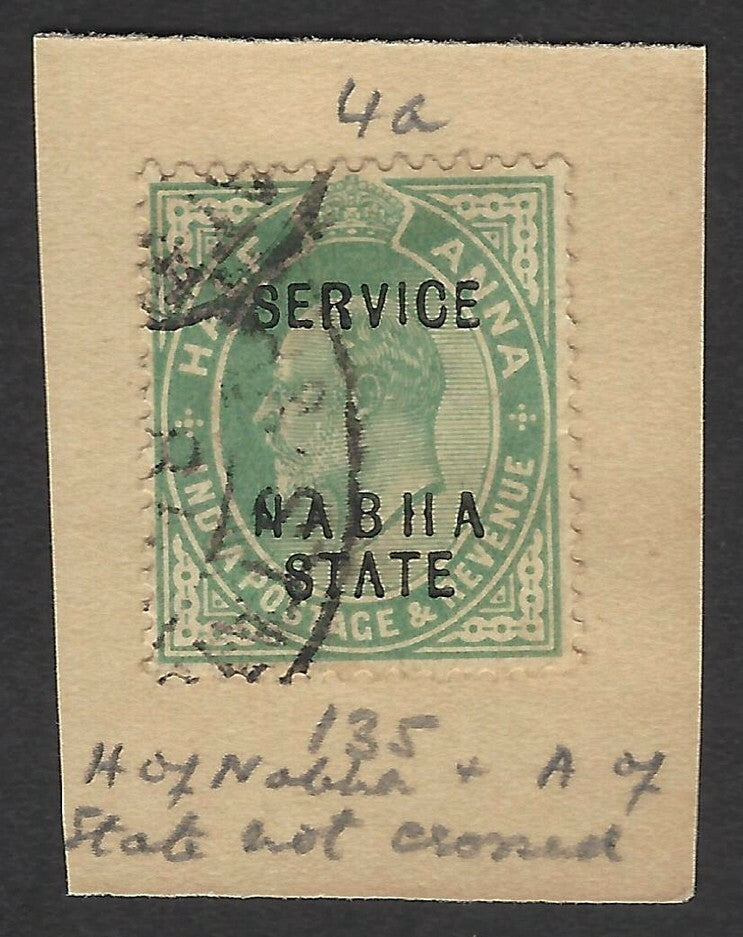 India Nabha State KEdVII 1/2a NABIIA constant error used