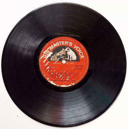 India HMV 33rpm Hindustani Classical - Khansahib Bade Ghulamali Khan