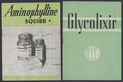 India 1940s to 1950s SQUIBB medical advertisement brochures (11) ZAZ