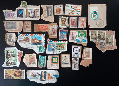 India unpicked on paper commemorative mix (200)