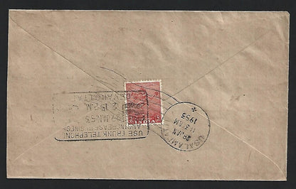 India 1953 BABY & COMPANY Biscuits pictorial advertisement cover