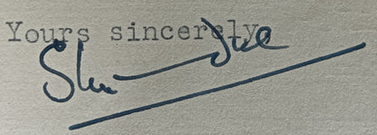 India 1943 crested letter CHIEF MINISTER / MANDI STATE signed
